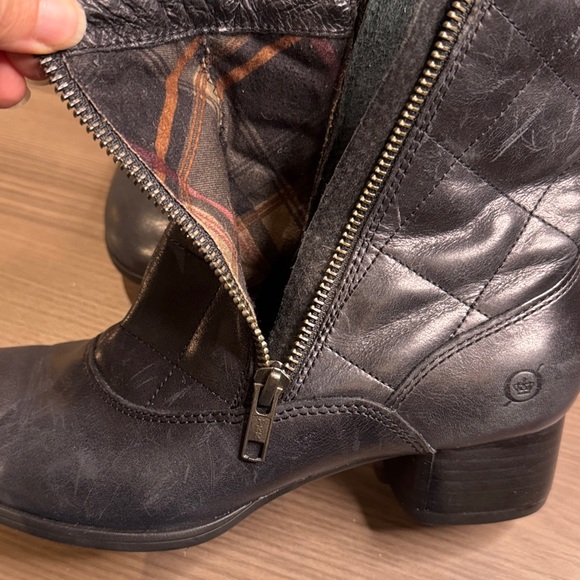 Born Black Quilted Ankle Boots - Picture 11 of 12